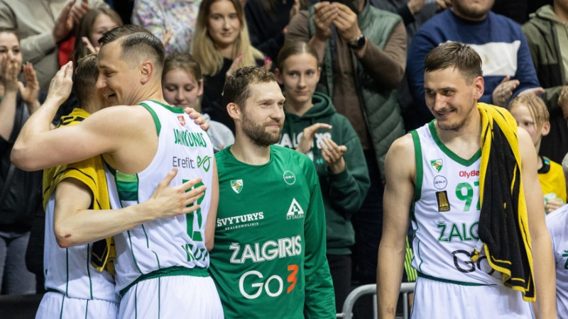 Strēlniekam 8+3+3, ''Žalgiris'' izcīna Lietuvas bronzu, Jankūns noslēdz karjeru