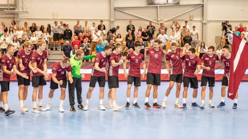 Latvijas U18 handbolisti kapitulē Ziemeļmaķedonijai, pusfinālā pret Šveici
