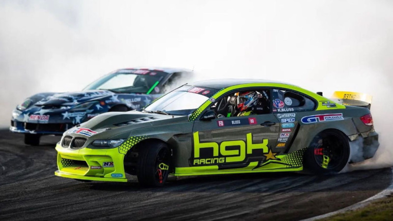 Drifteris Blušs pieņem ceturto vietu "Formula Drift" Atlantas posmā