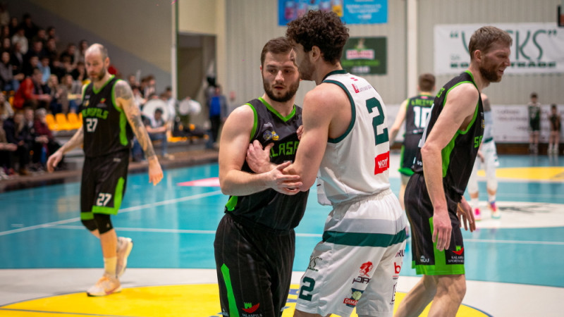 Antropam gandrīz "triple-double", "Salaspils" panāk izlīdzinājumu sērijā