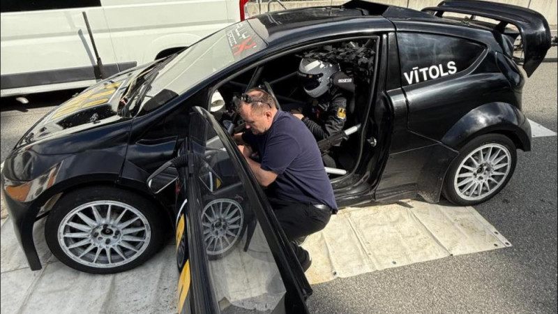 Vītols pēc diviem gadiem atgriežas rallijkrosā un kāpj uz "RallyX" pjedestāla