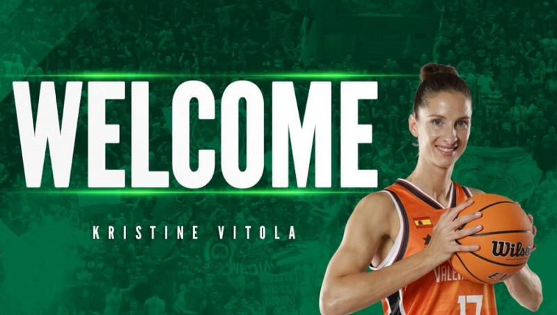 Oficiāli: Kristīne Vītola pārstāvēs Atēnu "Panathinaikos"