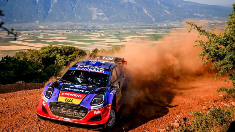 Sesks/Francis izstājas un cer Akropoles ralliju turpināt sestdien