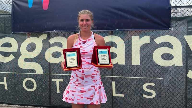 Lačinova jūnijā izcīna pirmos trīs ITF titulus