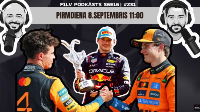 Klausītava | F1LV podkāsts: Pēc Itālijas GP - Verstapens neatstāj cerības "McLaren"