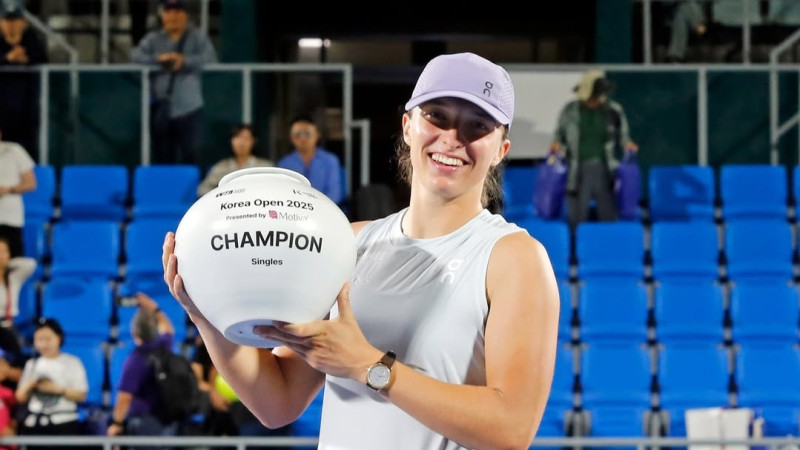 Švjonteka triumfē Seulas "WTA 500", izcīnot 25. nozīmīgo titulu