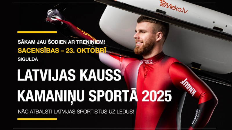 Kamanas būs ceļā no Amerikas: Latvijas kausu pārceļ uz šo nedēļu