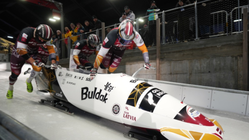 Siguldas PK posmā bobslejā un skeletonā rekordliels dalībnieku skaits