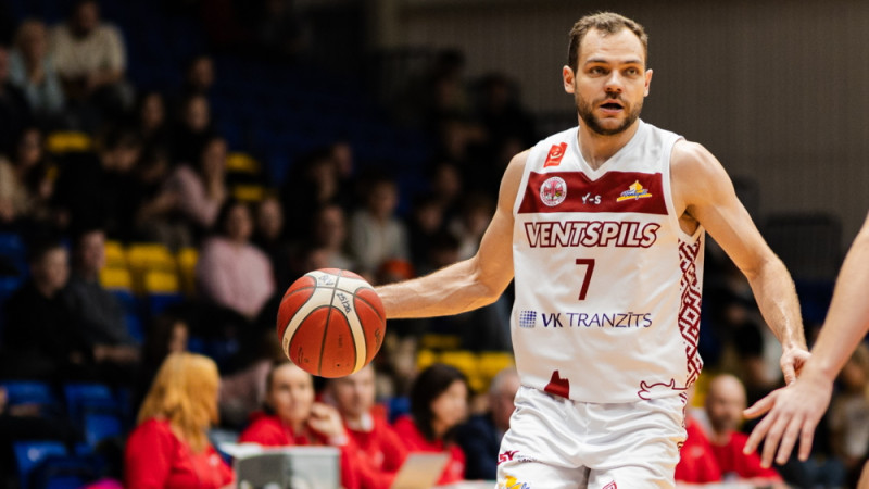 "Ventspils" smagā cīņā tiek pie uzvaras Igaunijas tūres pirmajā dienā