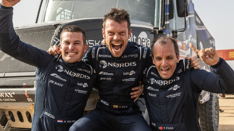 Lietuva gavilē: Vaidots Žala izcīna vēsturisku uzvaru Dakaras rallijā