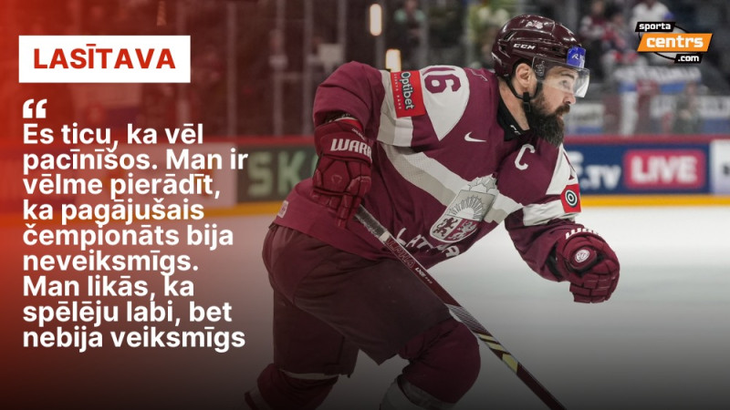 Daugaviņš: "Nesakrājas goli un piespēles, un uzreiz saka, ka tu esi mironis. Tā nav"