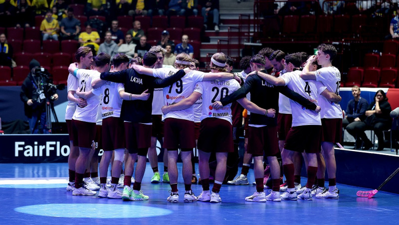 Ar spēli pret ukraiņiem florbolisti sāk cīņu par vietu finālturnīrā