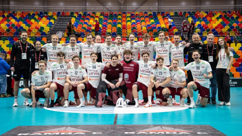 Florbolisti vienā grupā ar Somiju, Šveici un Norvēģiju