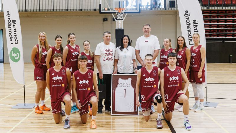 "Centrālā laboratorija" kļūst par sieviešu un jaunatnes basketbola atbalstītāju