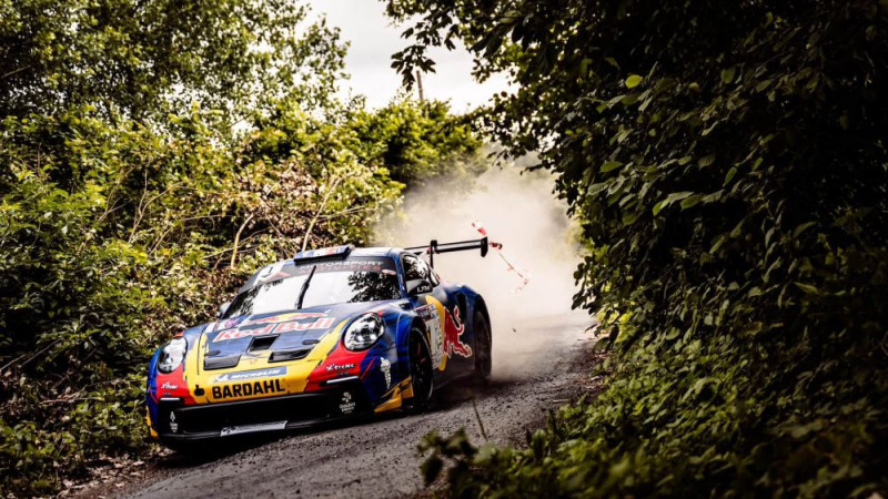 Lēbs ar savu jauno rallija auto atzīst cita bijušā WRC pilota pārākumu