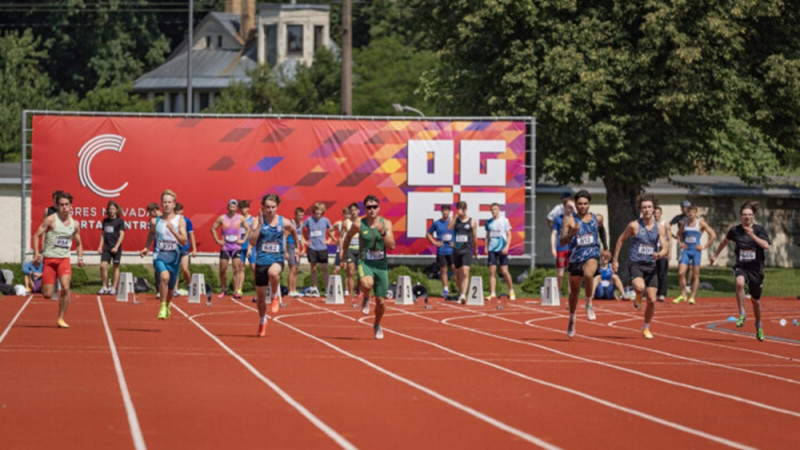 Teicami rezultāti Ogres novada atklātajā čempionātā 100m sprintā