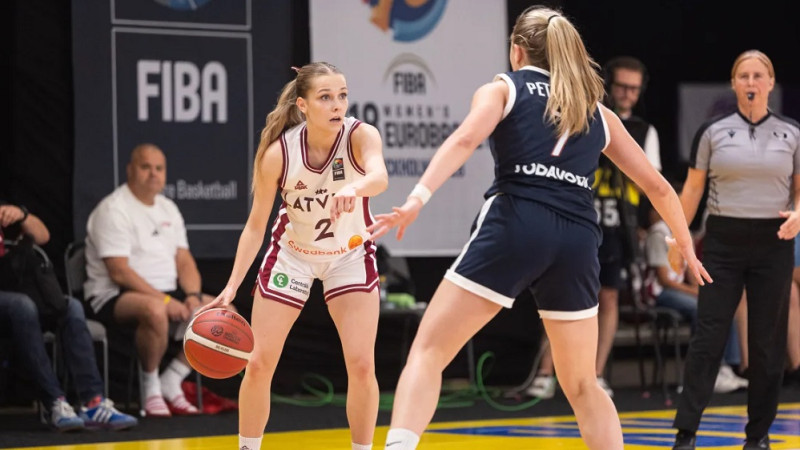 U18 meitenes ielaiž 14 punktus pēc kārtas un saņem labu mācību