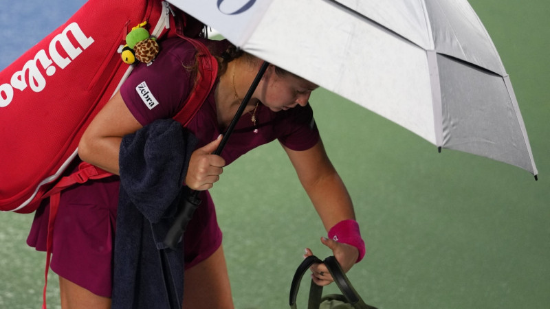 "US Open" pirmajā kārtā Ostapenko nospēlē līdz 1-1, turpinājums tiek pārcelts
